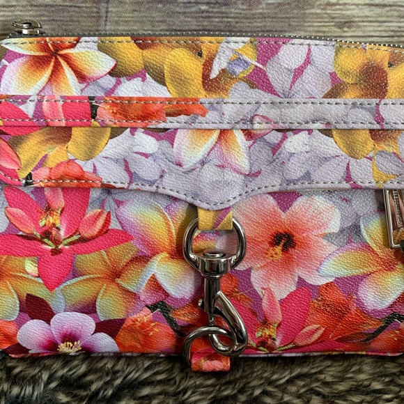 NWT REBECCA MINKOFF Floral Mini MAC Purse - Picture 2 of 8